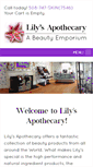 Mobile Screenshot of lilysapothecary.com