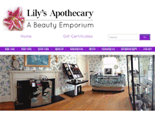 Tablet Screenshot of lilysapothecary.com